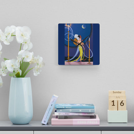 Smoke and Secrets Acrylic Wall Clock