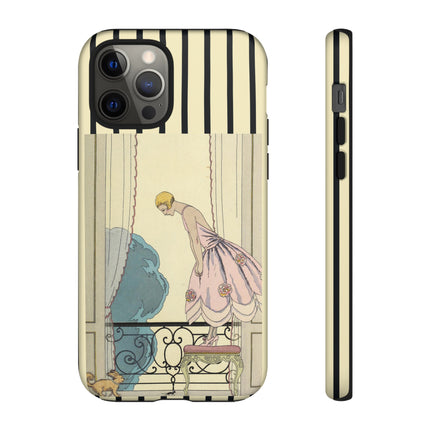 Falbalas et fanfreluches, La Souris by George Barbier Phone Cases