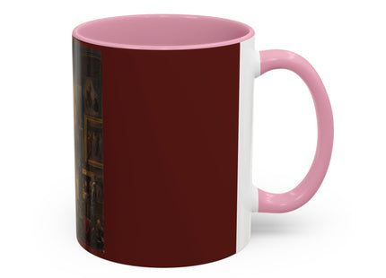 Raphael and his Muse in the Atelier by Vincenzo Abbati Colorful Mugs (11oz, 15oz)