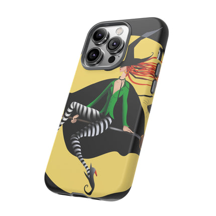 A Witch’s Moonlit Flight Phone Cases