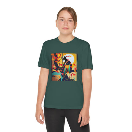 Black Cat in Kimono Youth Competitor Tee