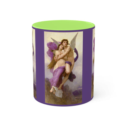 The Abduction of Psyche by William Bouguereau Colorful Mugs, 11oz