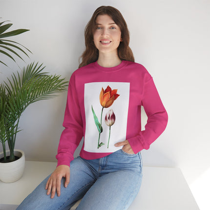 Tulip by Anselmus Boëtius de Boodt Heavy Blend™ Crewneck Sweatshirt