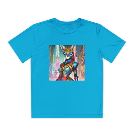 Cyber Cat Glamour Youth Competitor Tee