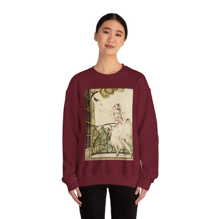 Sur talons rouges (On Red Heels) pl 02 by Gerda Wegener Heavy Blend™ Crewneck Sweatshirt