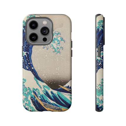 The Great Wave off Kanagawa by Katsushika Hokusai Phone Cases