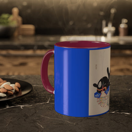 Illustrations of Japanese Toys Pl.009 by Kawasaki Kyosen Colorful Mugs, 11oz