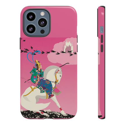 Samurai Princess on the White Steed Phone Case – Epic Grace & Mythic Power