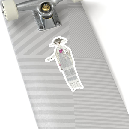 Robe de linon (Linen Dress) by Charles Martin Kiss-Cut Stickers (4 Sizes)