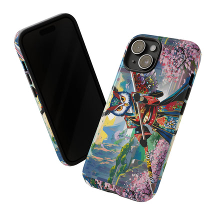Cyberpunk Samurai Owl Phone Cases