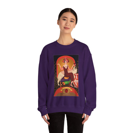 January & Garnet (from the Gem Series) by Sofia Chiostri Heavy Blend™ Crewneck Sweatshirt