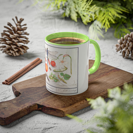 Natural History Ensemble, No. 7 by Anselmus Boëtius de Boodt Colorful Mugs, 11oz