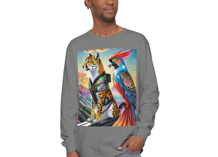 Cybernetic Duets Garment-dyed Long Sleeve T-Shirt