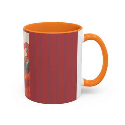 Les Coussins by Georges Lepape Colorful Mugs (11oz, 15oz)