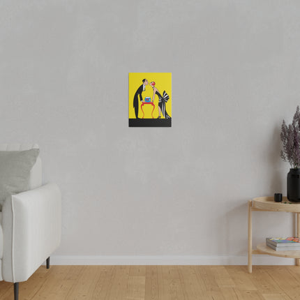 Golden Embrace – A 1920s Art Deco Moment of Passion