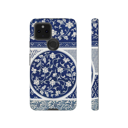 Blue Flower Pattern by Owen Jones Phone Cases