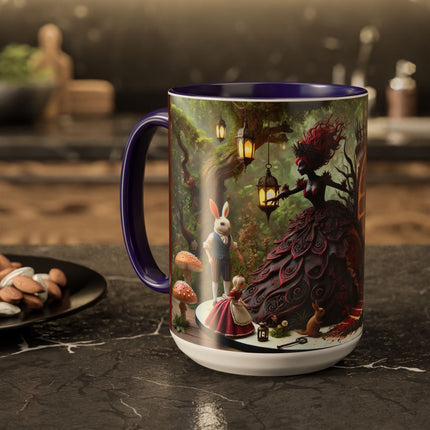 Malice in Wonderland – Gothic Halloween Colorful Mugs (11oz, 15oz)