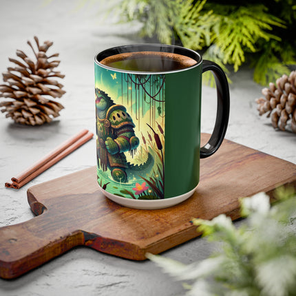 Swamp Tyrant Colorful Mugs (11oz, 15oz)