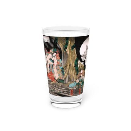 Mitsukuni Defying the Skeleton Spectre by Utagawa Kuniyoshi Glass, 16oz