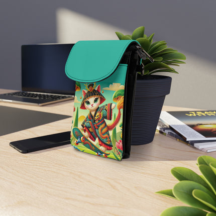 Dragon Dance on Wheels Small Cell Phone Wallet