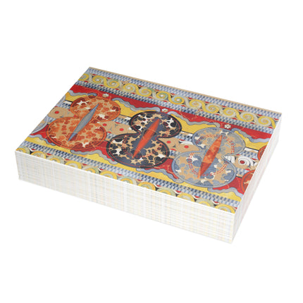 Reproduction of the Shield Frieze by Emile Gilliéron Greeting Cards (1, 10, 30, and 50pcs)