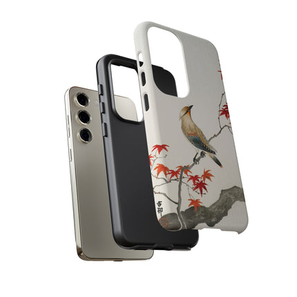 Japanese Bird on Maple by Ohara Koson Phone Cases