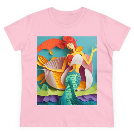 Charming Mermaid Women's Midweight Cotton Tee