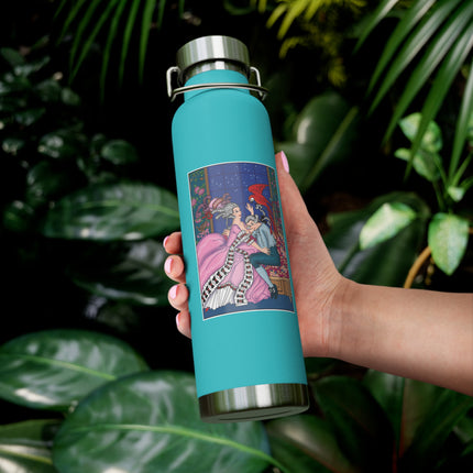 The Jealous Parrot by George Barbier Copper Vacuum Insulated Bottle, 22oz