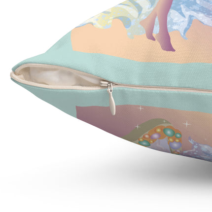 Reflections of Enchantment Spun Polyester Square Pillow