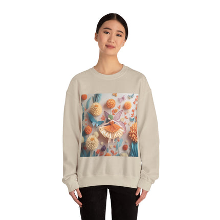 Dahlia Fairy Unisex Heavy Blend™ Crewneck Sweatshirt