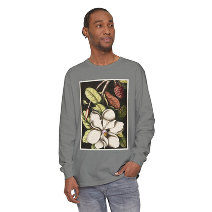 Natural History Plate 61 by Mark Catesby Garment-dyed Long Sleeve T-Shirt