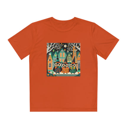 Night of the Trick-or-Treating Owlets Youth Competitor Tee