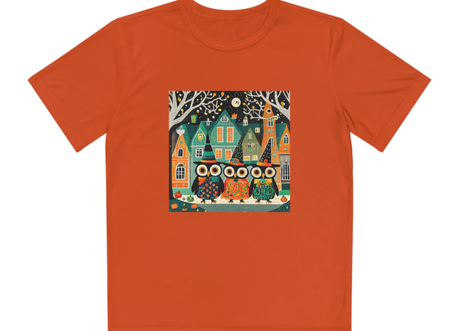 Night of the Trick-or-Treating Owlets Youth Competitor Tee