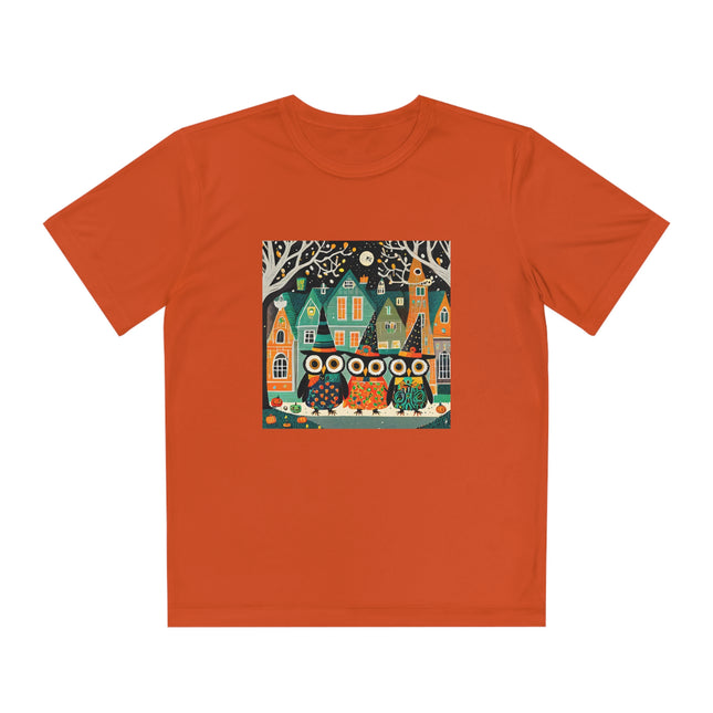 Night of the Trick-or-Treating Owlets Youth Competitor Tee