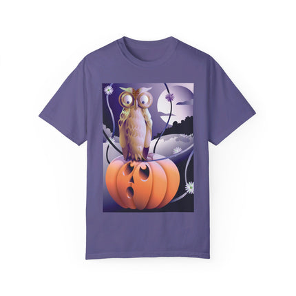 The Startled Pumpkin Unisex Garment-Dyed T-shirt