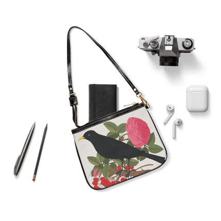 Blackbird & Rose Shoulder Bag – Timeless Beauty & Elegant Charm