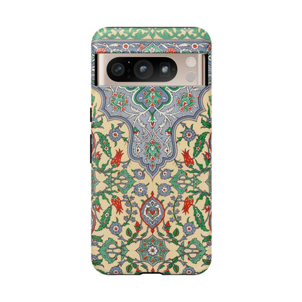 Arabic Art Pattern, Plate by Emile Prisse d’Avennes Phone Cases