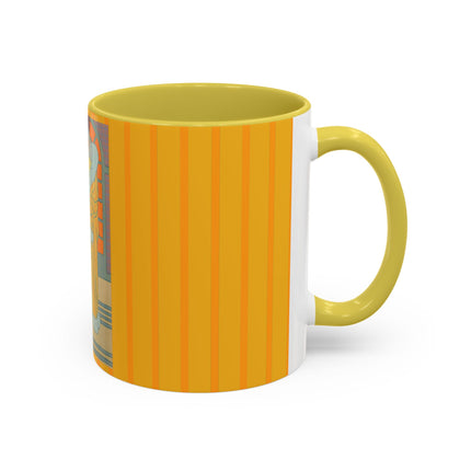 Sur Les Marches Du Jardin by Georges LePape Colorful Mugs (11oz, 15oz)
