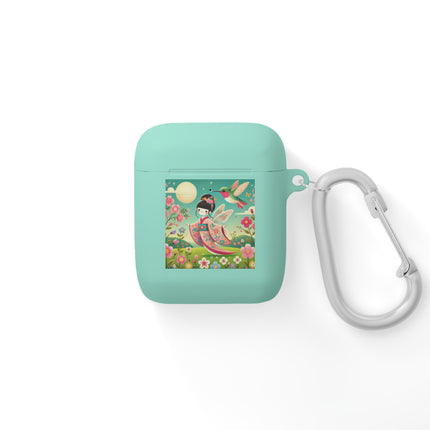Geisha Fairy and the Hummingbird Blossom AirPods and AirPods Pro Case
