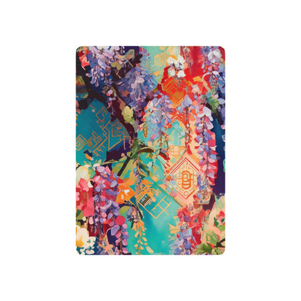 Golden Wisteria Symphony Playing Cards