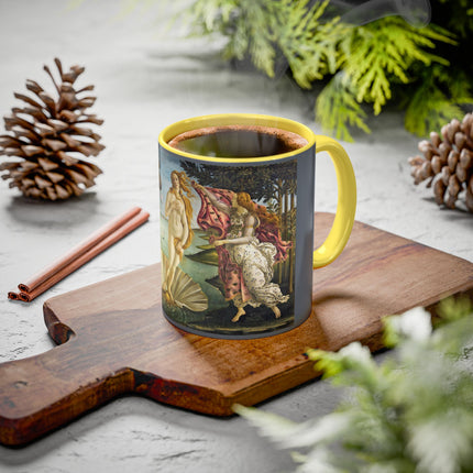 Birth of Venus by Sandro Botticelli Colorful Mugs (11oz, 15oz)