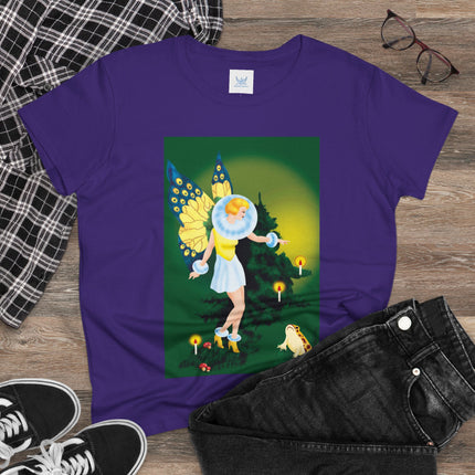 The Enchanted Encounter Women's Midweight Cotton Tee
