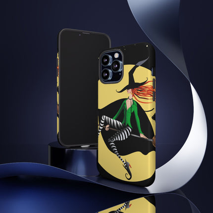 A Witch’s Moonlit Flight Phone Cases