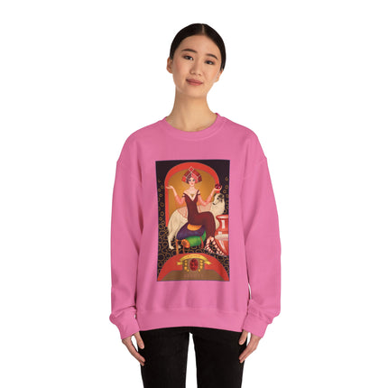 January & Garnet (from the Gem Series) by Sofia Chiostri Heavy Blend™ Crewneck Sweatshirt
