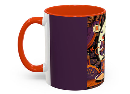Theatrical Halloween Mice on Teacup Colorful Mugs (11oz, 15oz)