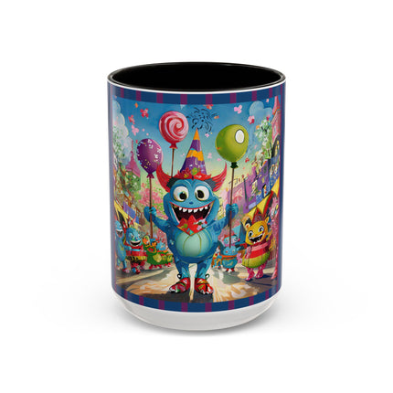 Monster Parade Madness Colorful Mugs (11oz, 15oz)