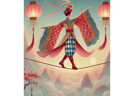 The Lantern Walker Matte Vertical Posters