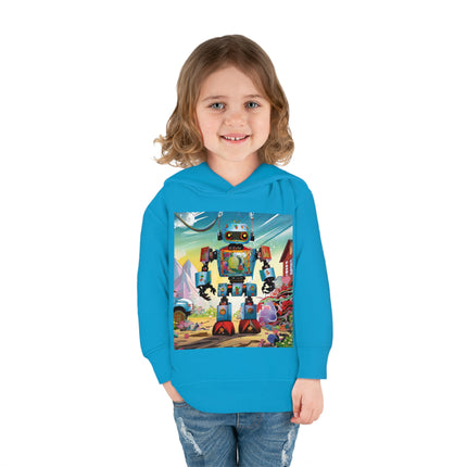 The Rusty Robot Toddler Pullover Fleece Hoodie