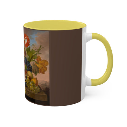 Floral Still Life by Franz Xaver Petter Colorful Mugs, 11oz