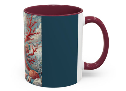 Ladies by the Quiet Sea Colorful Mugs (11oz, 15oz)